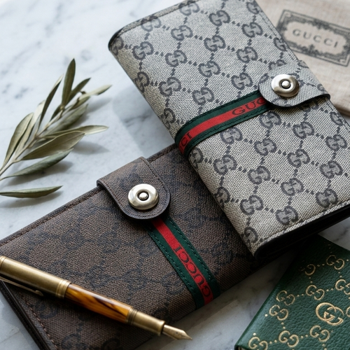 Gucci Style Long Wallet for Men & Women