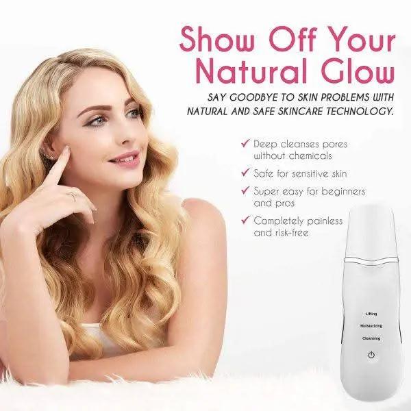 Leather Shovel Skin Dirt & Blackhead Remover – Ultrasonic Facial Tool Nexa Cart