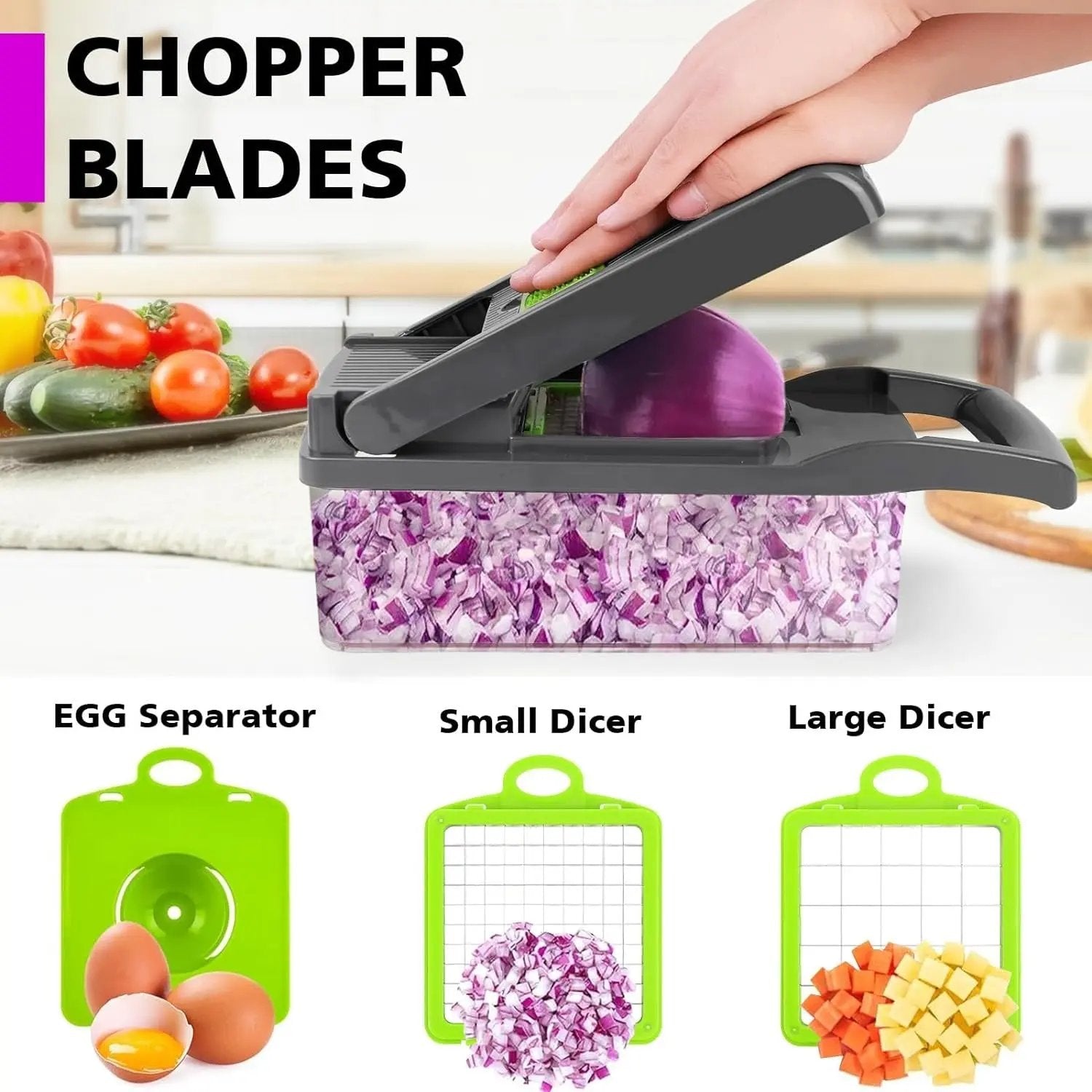 16-in-1 Multifunctional Vegetable Cutter & Slicer – Kitchen Tool with Interchangeable Blades Nexa Cart